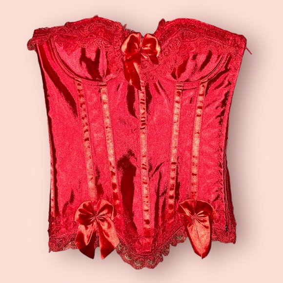 Red Bow Corset - Picture 1 of 8